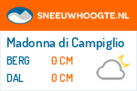 Sneeuwhoogte Madonna di Campiglio